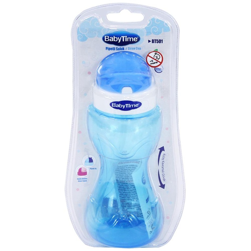 Baby Time Baby Colorful Straw Cup 250ml