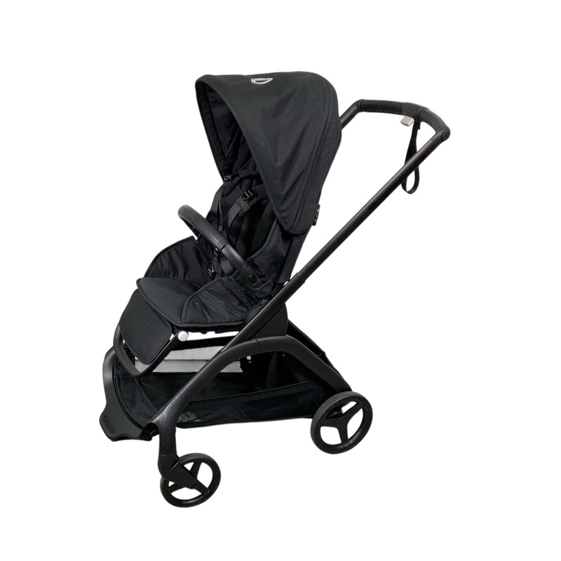 Bugaboo Dragonfly Stroller, 2023, Black, Midnight Black, Midnight Black