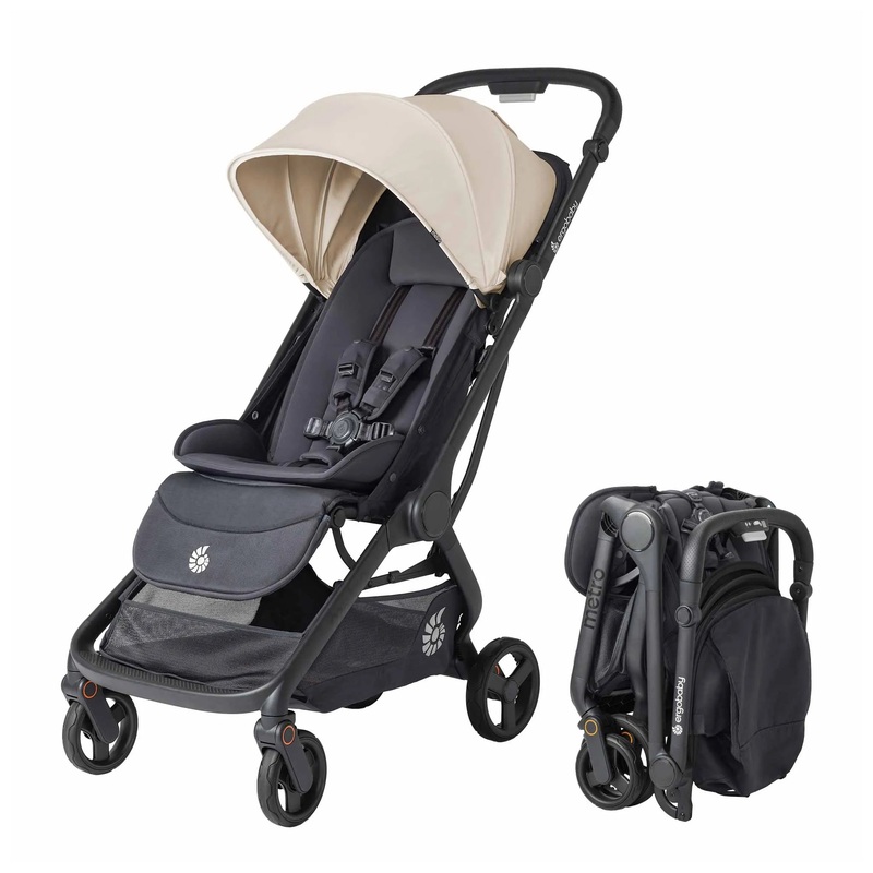 Metro3 All-in-One Compact Stroller (Natural Beige)