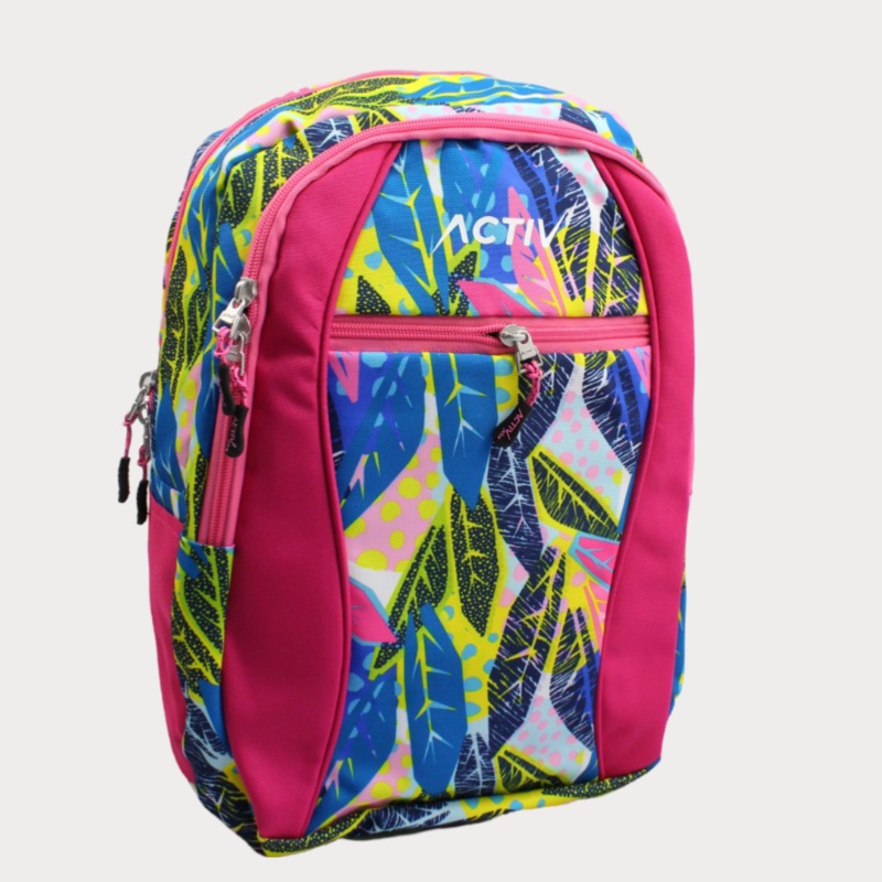 Multicolored Laptop Backpack