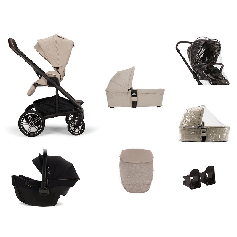 Nuna MIXX NEXT + PIPA URBN Travel System – Biscotti