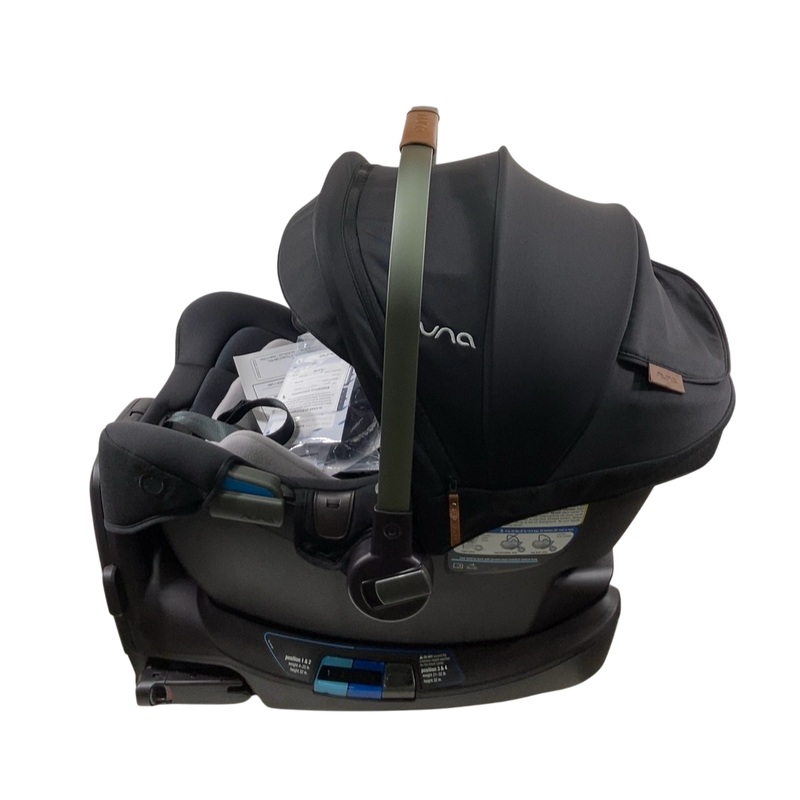 Nuna PIPA rx Infant Car Seat with RELX Base, 2024, Caviar