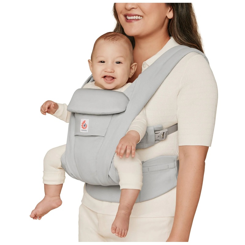 Omni Deluxe Cotton All-in-One Baby Carrier – Pearl Gray