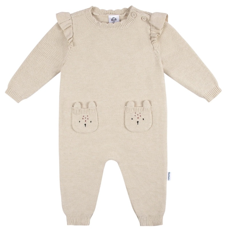 Sweater Knit Footless Romper