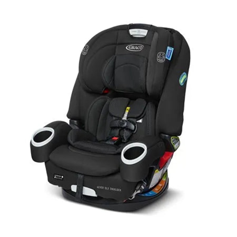 4Ever Dlx Snuglock 4-in-1 Car Seat – Tomlin Black (see description)