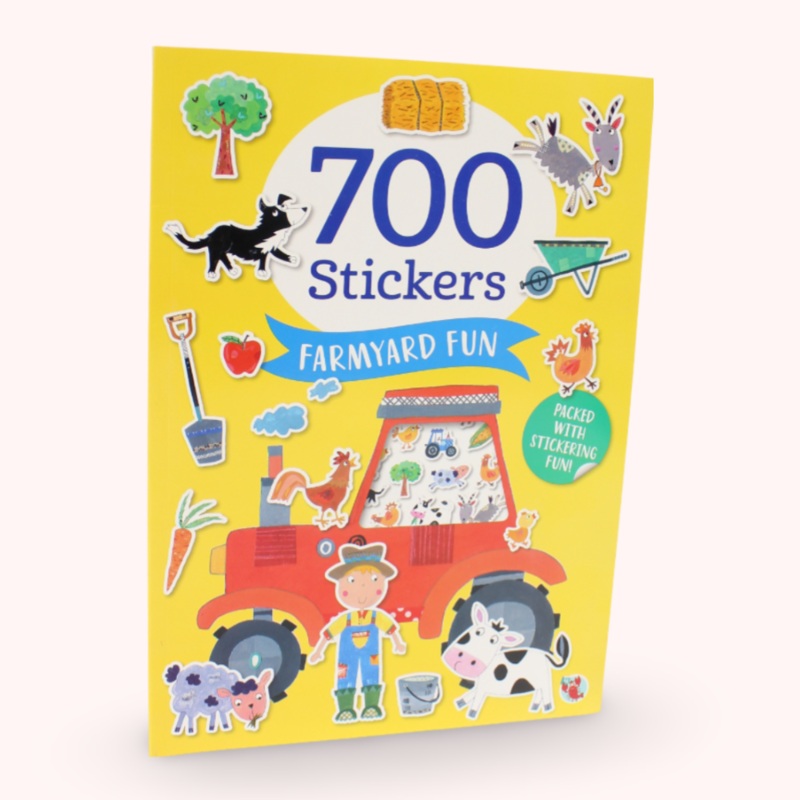 700 Sticker Book  Farm Animals