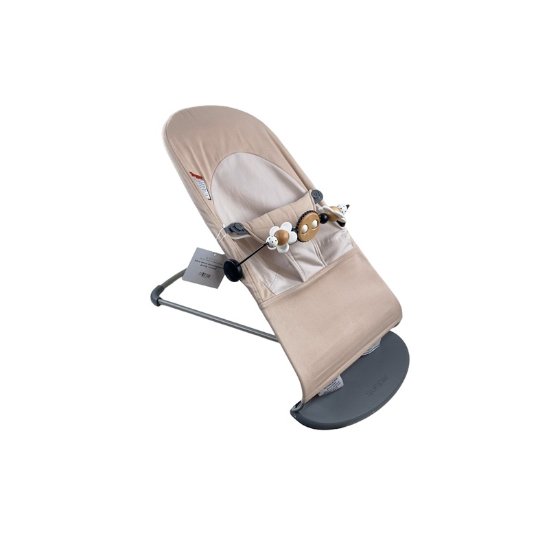 BabyBjorn Bouncer Balance, Khaki/Beige, Light Gray Frame