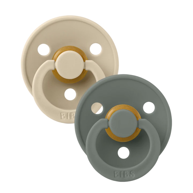 BIBS Color 2-Pack | Vanilla/Pine