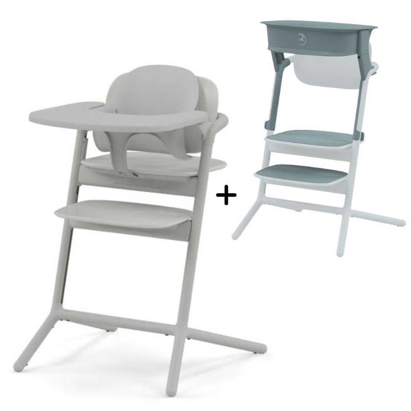 LEMO High Chair + Training Tower Set Bundle