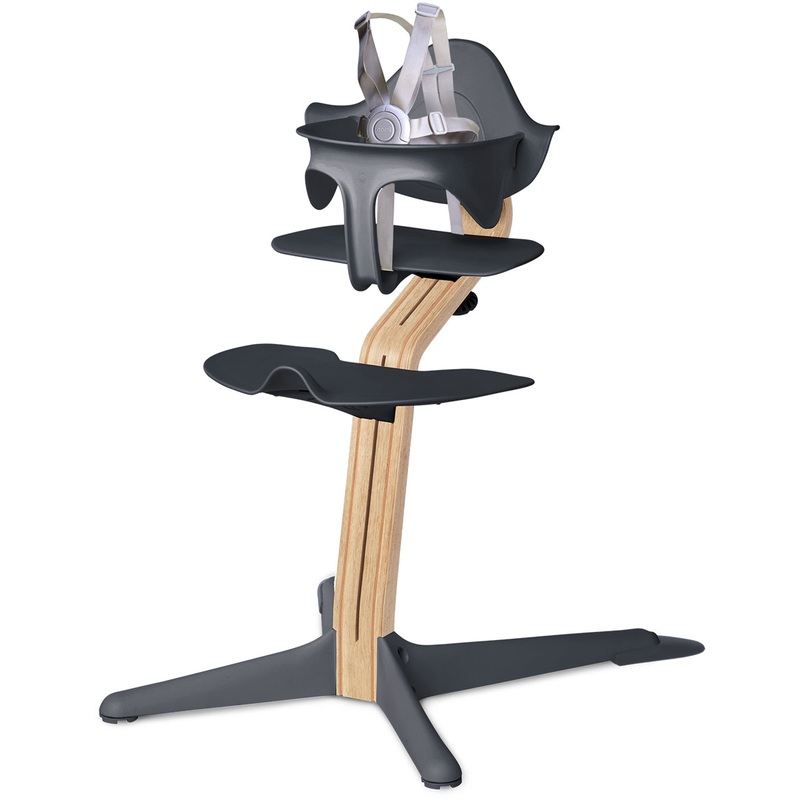 Nomi Highchair – Antrhacite  /  White Oak