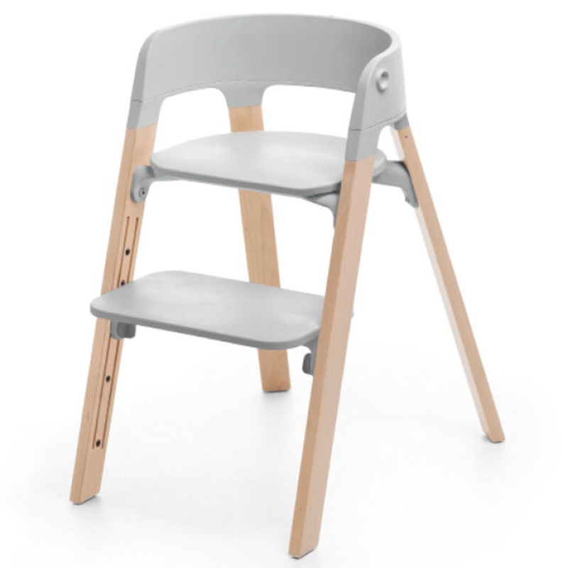 Stokke Steps Chair – Grey/Natural