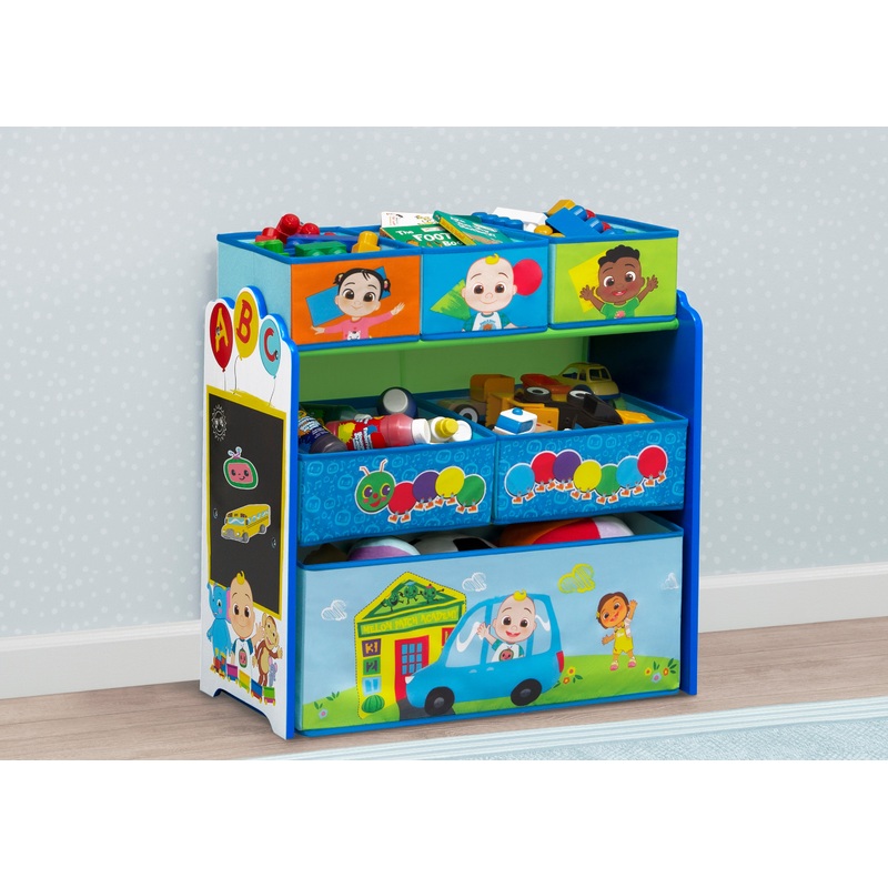 CoComelon 6 Bin Design and Store Toy Organizer