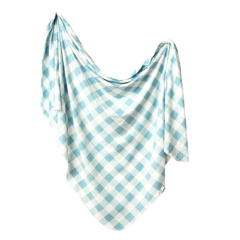 Copper Pearl Knit Swaddle Blanket | Lincoln