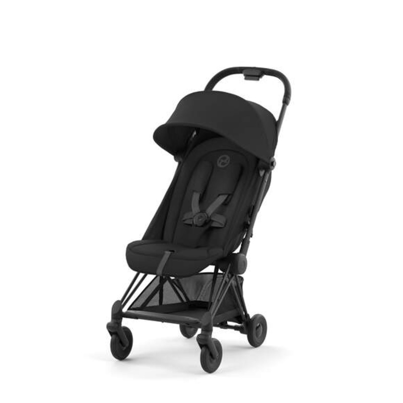 Cybex Coya Stroller – Matte Black Frame/Sepia Black Fabric