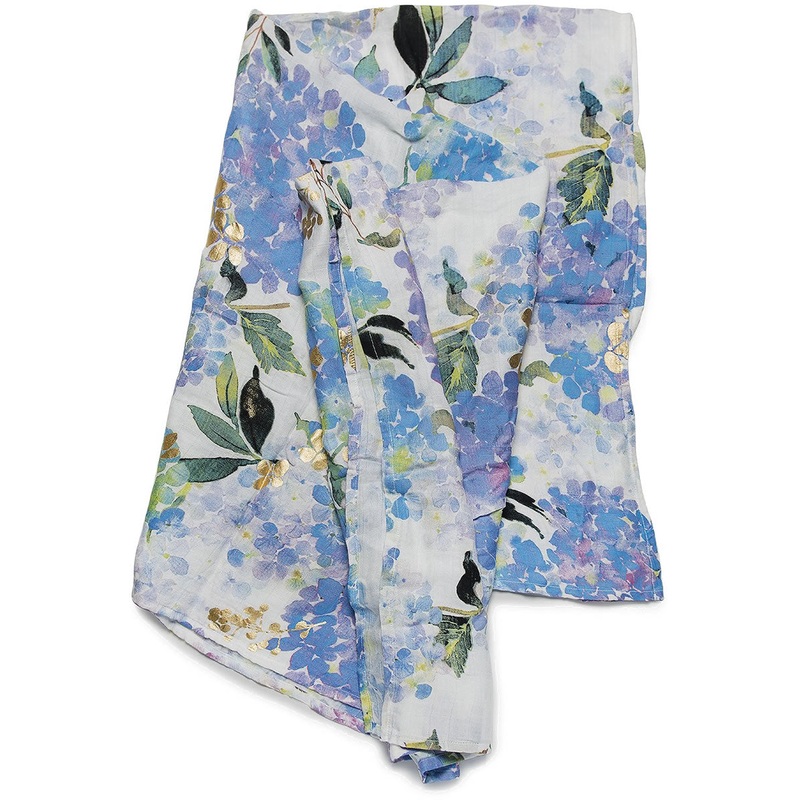 Loulou Lollipop Luxe Muslin Swaddle – Hydrangea