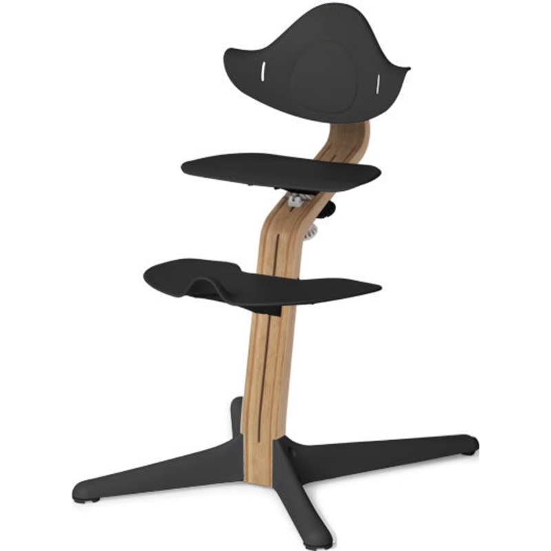 Nomi High Chair – White Oak / Black