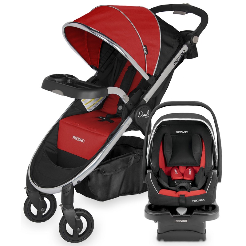 Recaro Denali Luxury Travel System – Scarlet