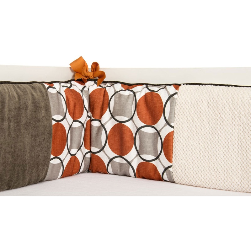 Sweet Potato Echo Crib Bumper