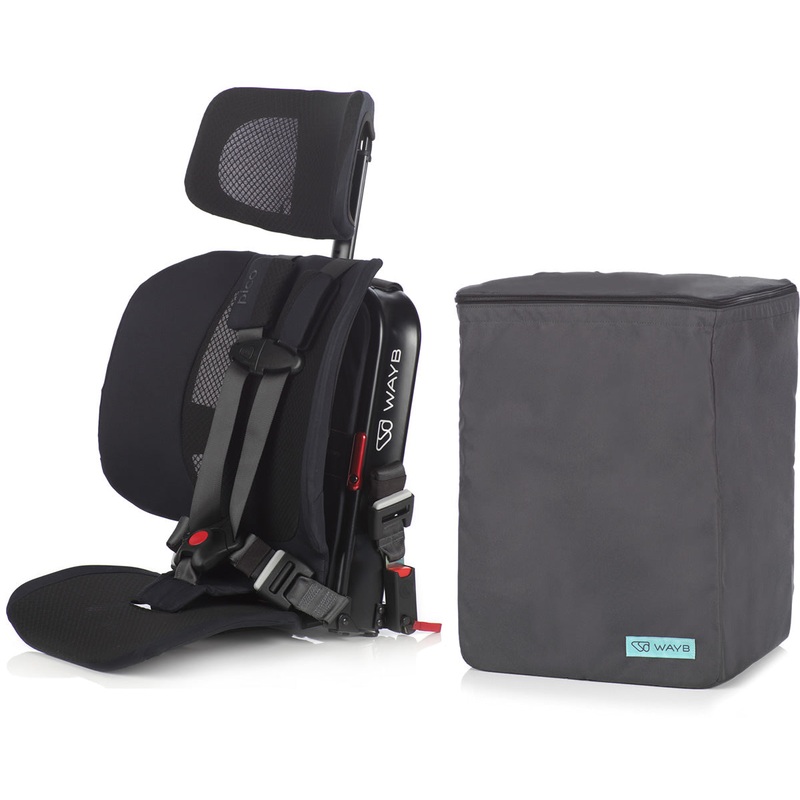 WAYB Pico Forward Facing Travel Car Seat + Travel Bag – Jet