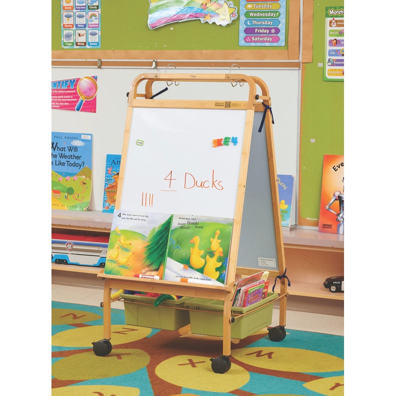 BAMBOO EARLY LEARNING STATION WITH VIBRANT TUB COMBO
