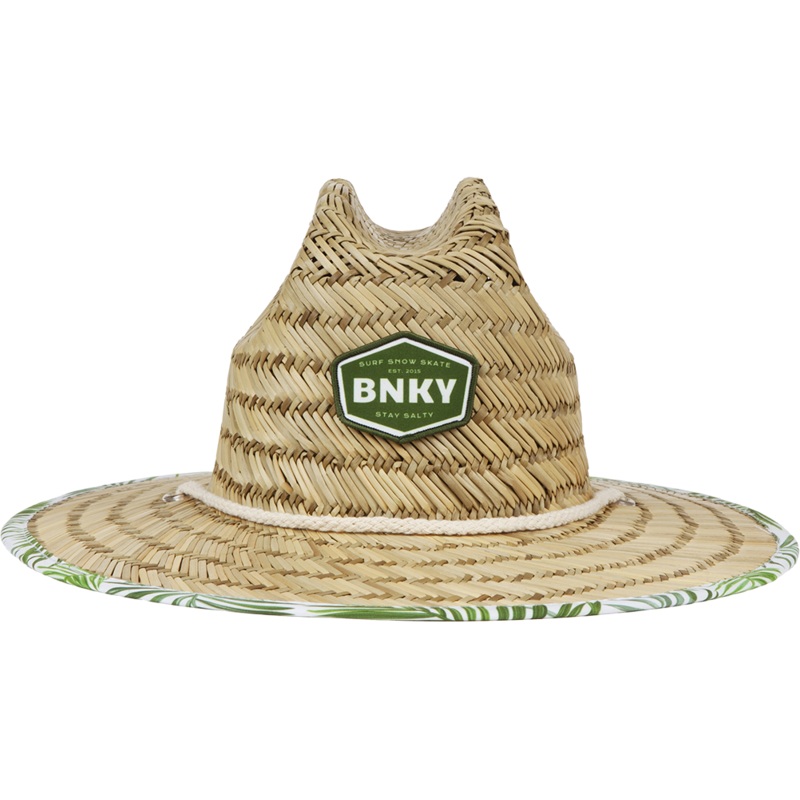 Barney Patrol (Moss) Straw sun hat