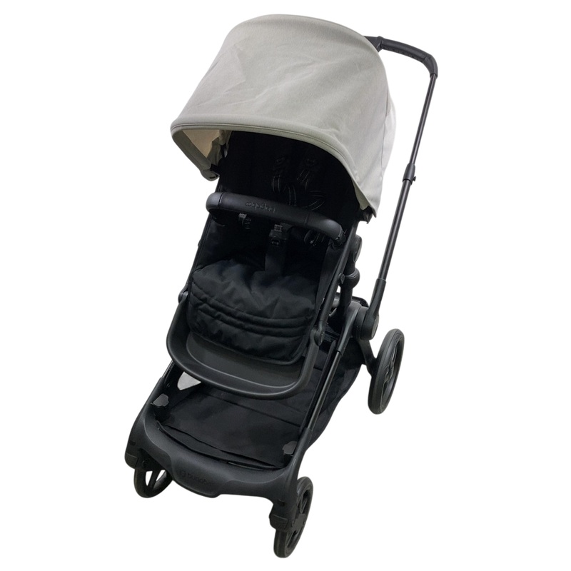 Bugaboo Kangaroo Single To Double Stroller, 2024, Black, Midnight Black, Midnight Black