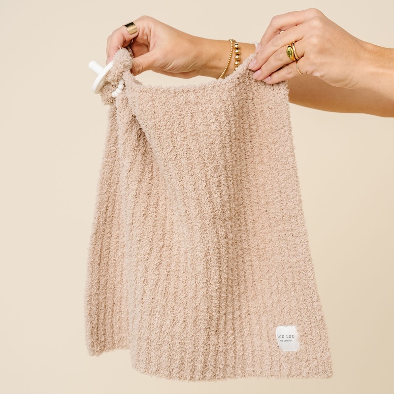 Chenille Blanket – Oatmeal – Mini/Lovey