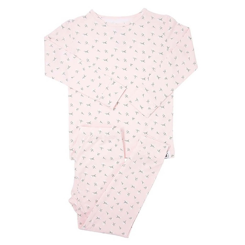 Long Sleeve Pajama Set Baby’s Breath