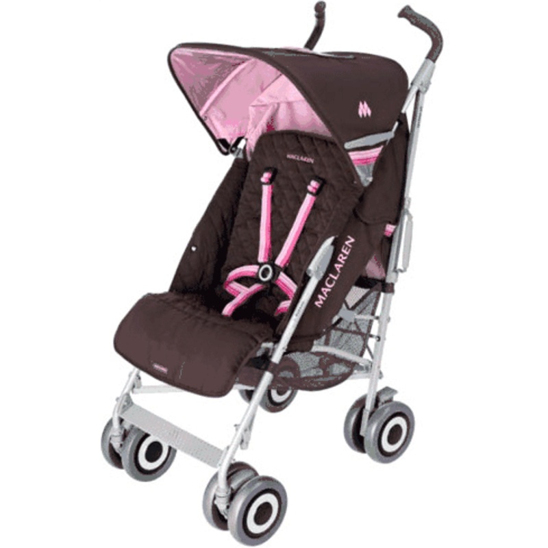 Maclaren Techno XLR 2008 Stroller Brown / Powder Pink