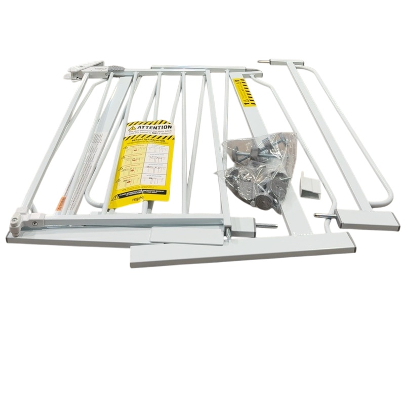 Regalo Easy Step Extra Wide Gate, 49-in, White