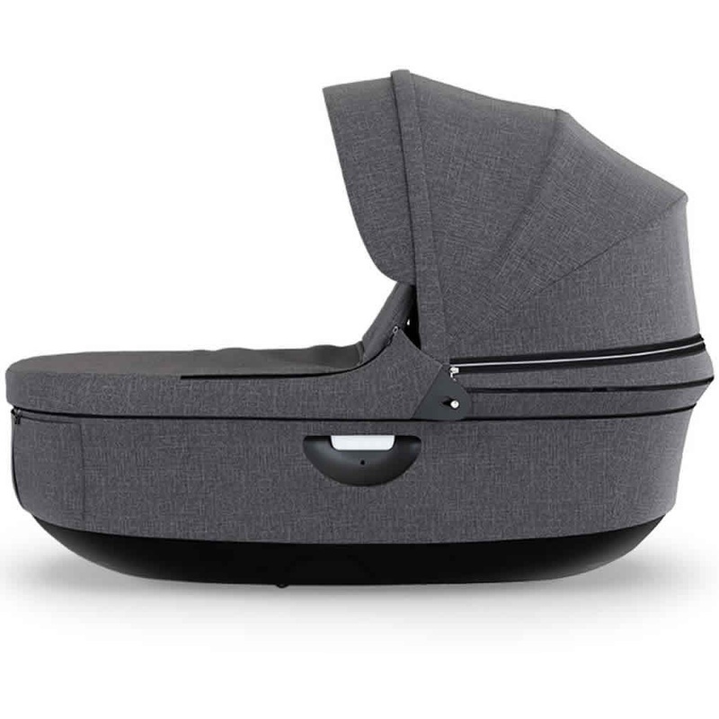 Stokke Stroller Black Carrycot – Black Melange