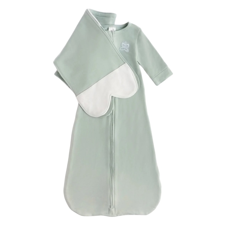 The Butterfly Swaddle – Preemie – Sage Green
