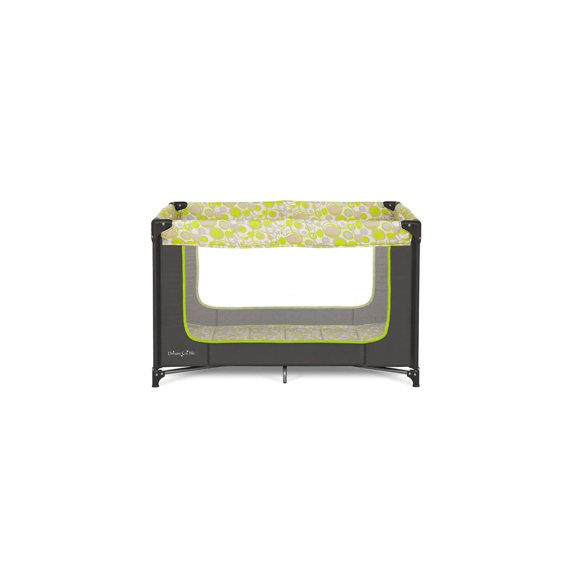 Zodiak Portable Play Yard With Carry Bag, Grey/Green