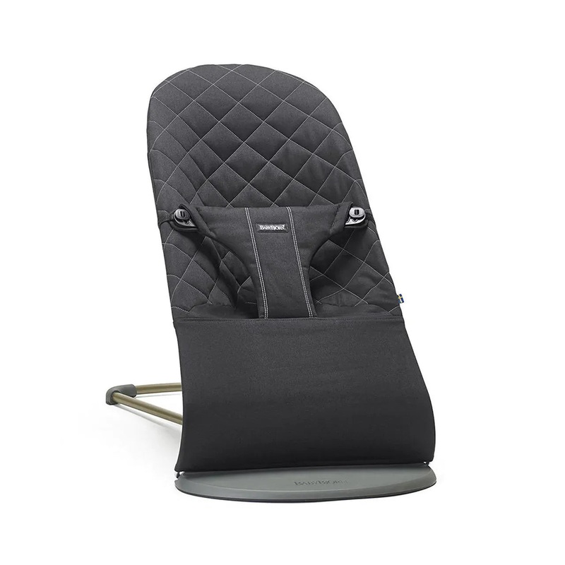 Bouncer Bliss – Anthracite / Cotton, Classic Quilt / Dark Gray