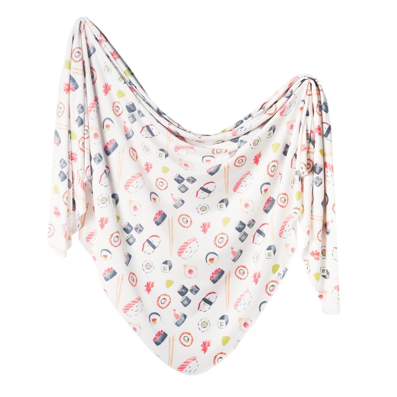 Copper Pearl Knit Swaddle Blanket | Baja