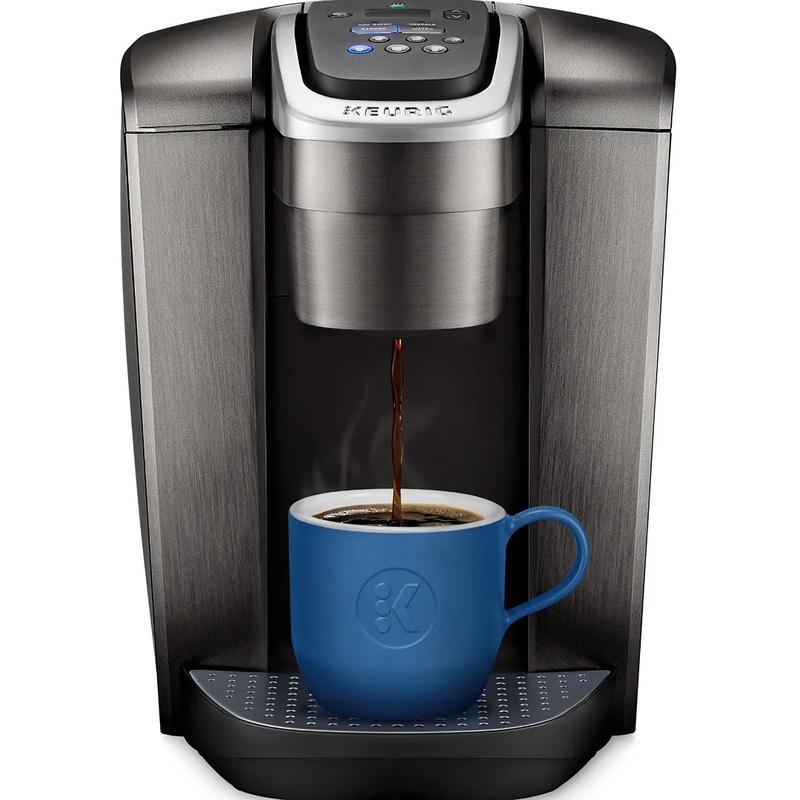 K-Elite Single-Serve K-Cup Pod Coffee Maker with Iced Coffee Setting – Brushed Slate (See Description)