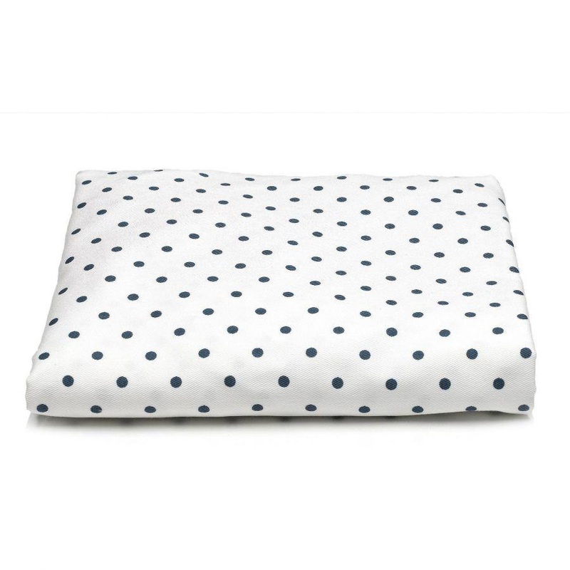 Liz & Roo Navy Mini Dots Crib Sheet