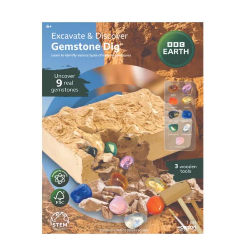 BBC Earth Excavate & Discover Gemstone Dig