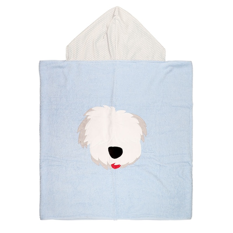 Big Towel Blue/Grey Sprinkle Dog