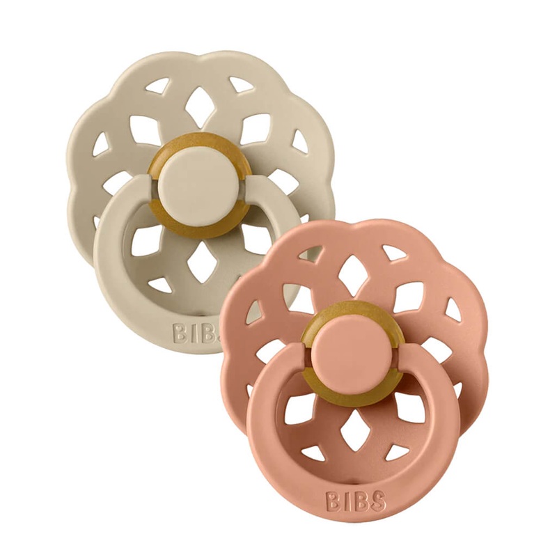 Boheme Paci 2-Pack – Vanilla/Peach