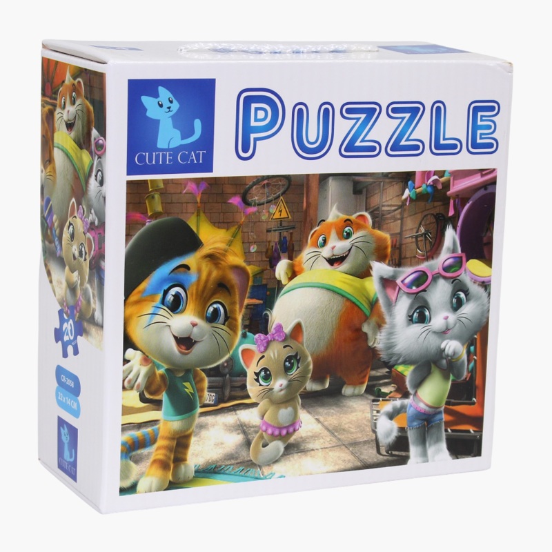 Cats 2in1 Puzzle – 20 & 24 Pieces