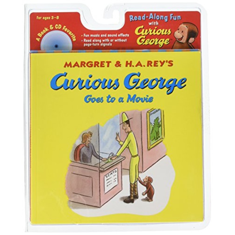 CURIOUS GEORGE GOES TO THE MOVIES BOOK & CD (D)