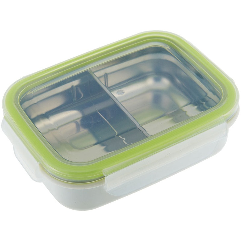 Innobaby Keepin’ Smart Double Insulated Stainless Divided Bento, 11 oz. – Green
