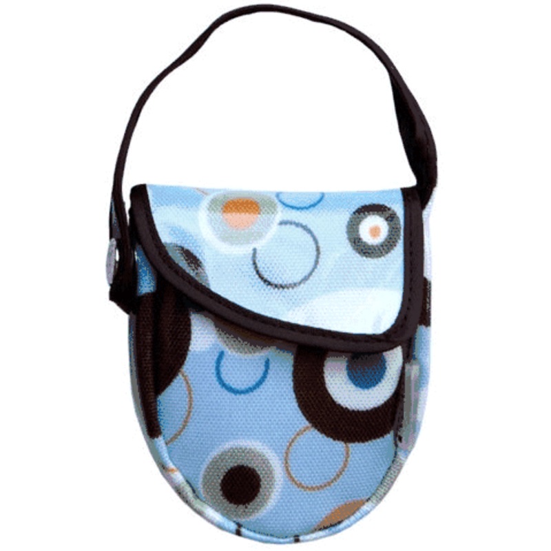 JJ Cole Essentials Pacifier Pod in Blue Bubbles
