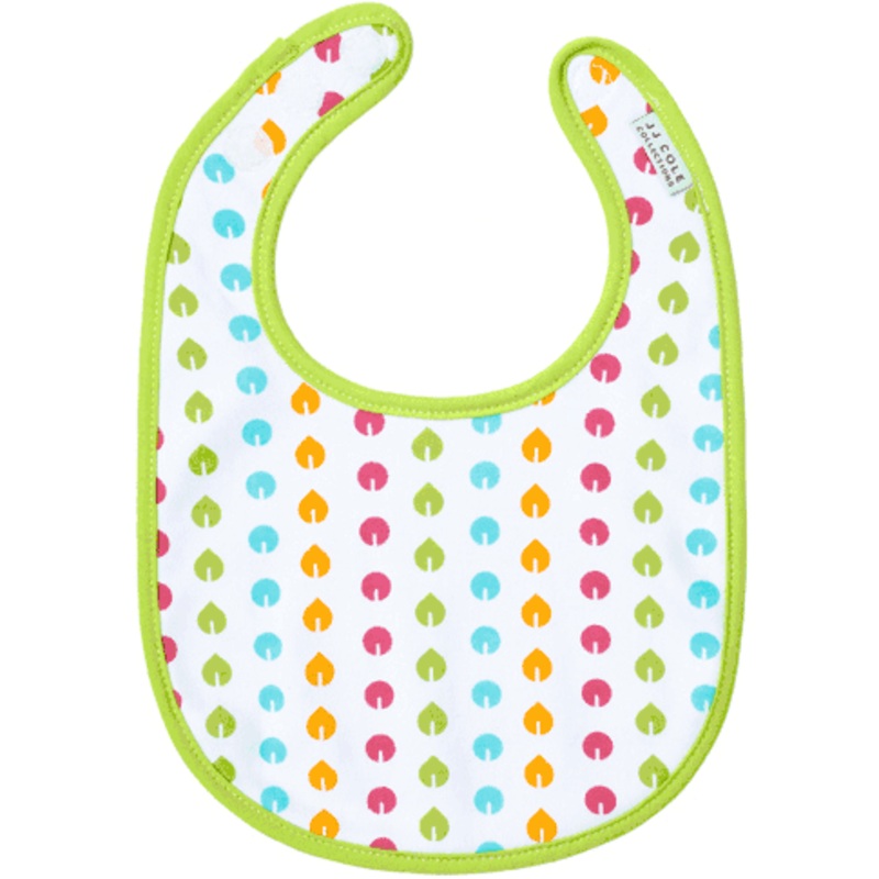 JJ Cole Soft Bib Bright Leaves