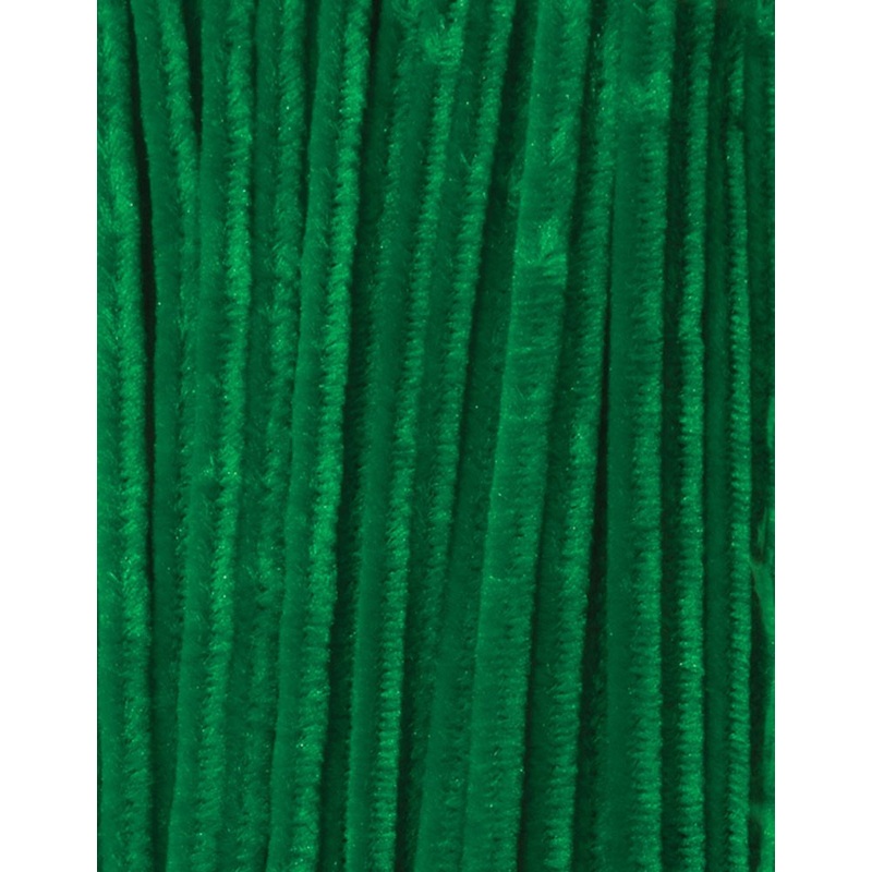 Kelly Green Jumbo Chenille Stems