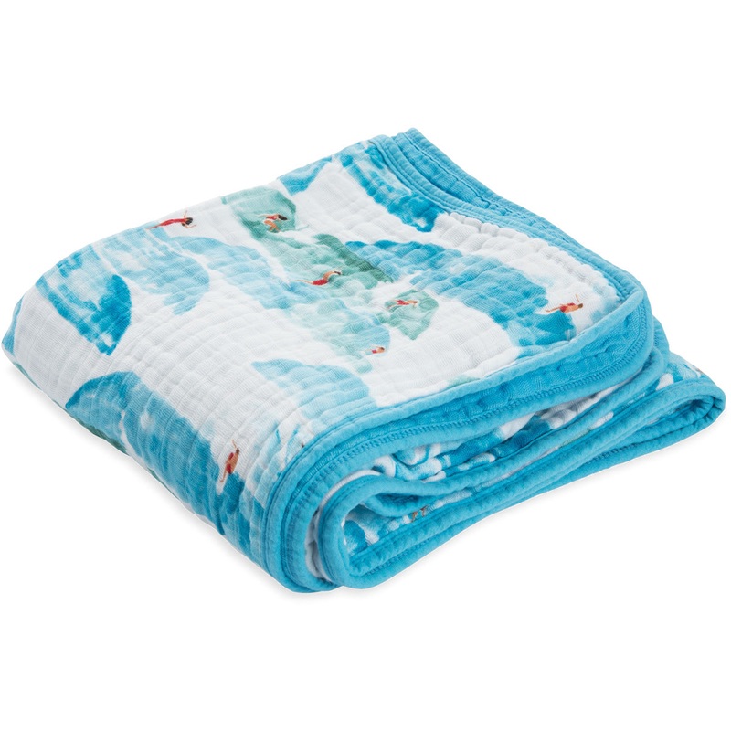 Little Unicorn Cotton Muslin Quilt – Surf