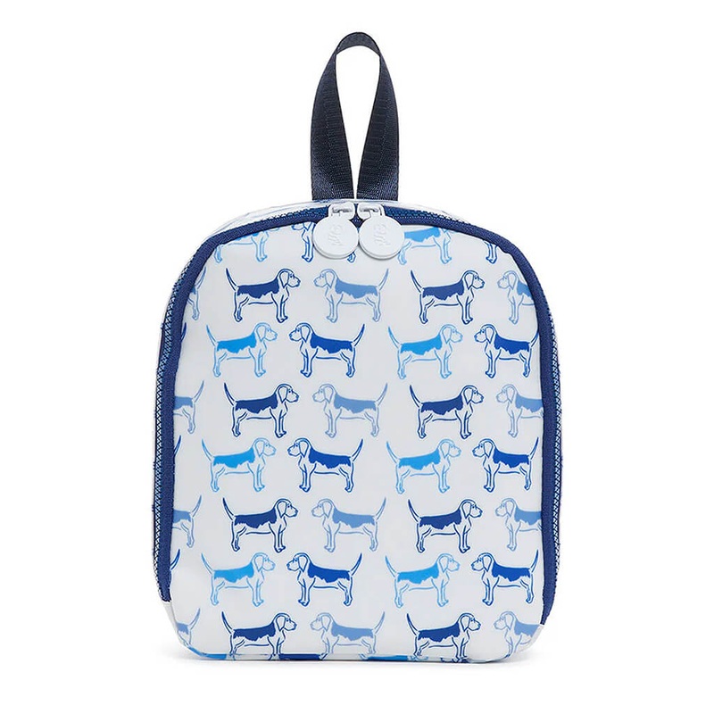 Lunch Bag Puppy Love Blue