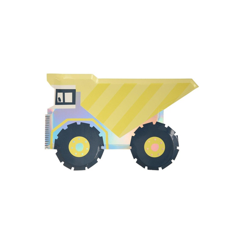 Meri Meri Dumper Truck Plates (x8)