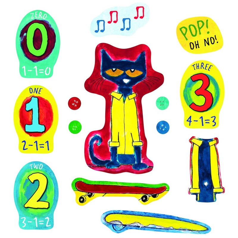 Pete the Cat and His Four Groovy Buttons Felt Set